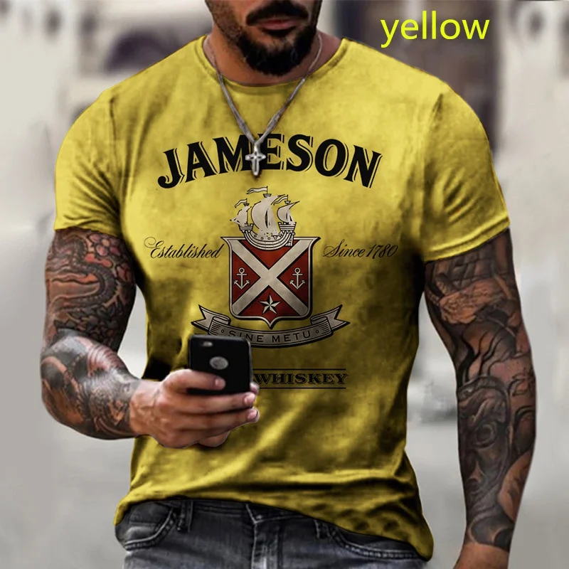 3d men's retro T-shirt European and American style short-sleeved summer breathable top daily street casual men's clothing
3d men's retro T-shirt European and American style short-sleeved summer breathable top daily street casual men's clothing