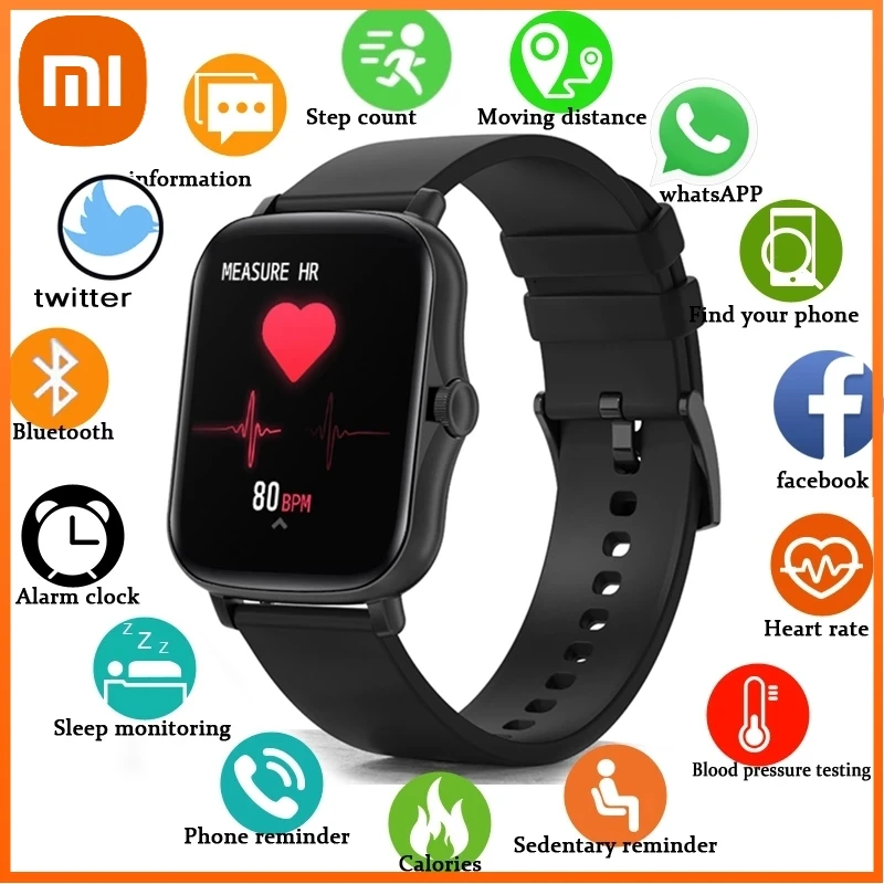 Xiao Mi Plus 1.69 Inch Smart Watch Men LED Full Touch Fitness Tracker IP67 Waterproof Women GTS 2 Smartwatch for Xiaomi Phone
Xiao Mi Plus 1.69 Inch Smart Watch Men LED Full Touch Fitness Tracker IP67 Waterproof Women GTS 2 Smartwatch for Xiaomi Phone