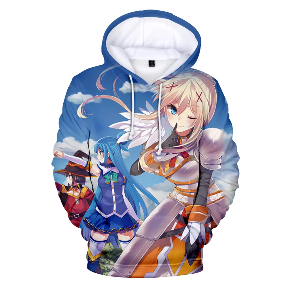 Trendy Funny Megumin Konosuba 3D Hoodies Sweatshirts Men/Women Casual Long Sleeve Hoodie Fashion Harajuku Sweatshirt Pullovers 
Trendy Funny Megumin Konosuba 3D Hoodies Sweatshirts Men/Women Casual Long Sleeve Hoodie Fashion Harajuku Sweatshirt Pullovers