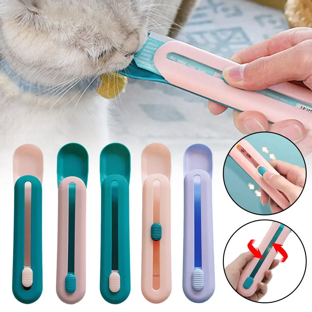 Pet Feeder Spoon Cat Strip Squeeze Spoons Multifunctional Cat Feeding Spoon For Cat Wet Food Treats Liquid Snack Feeder Z2F2 
Pet Feeder Spoon Cat Strip Squeeze Spoons Multifunctional Cat Feeding Spoon For Cat Wet Food Treats Liquid Snack Feeder Z2F2