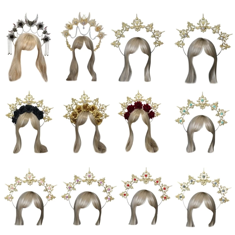 E9LC повязка на голову в форме ангела золотистого для косплея для детей реквизит для Хэллоуина фестивавечерние
E9LC повязка на голову в форме ангела золотистого для косплея для детей реквизит для Хэллоуина фестивавечерние