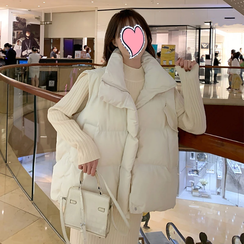 Autumn Casual Solid Sleeveless Vest Jackets Women Winter Fashion Zipper Warm Coat Female Plus Size Loose Outwear жилетка женская
Autumn Casual Solid Sleeveless Vest Jackets Women Winter Fashion Zipper Warm Coat Female Plus Size Loose Outwear жилетка женская
