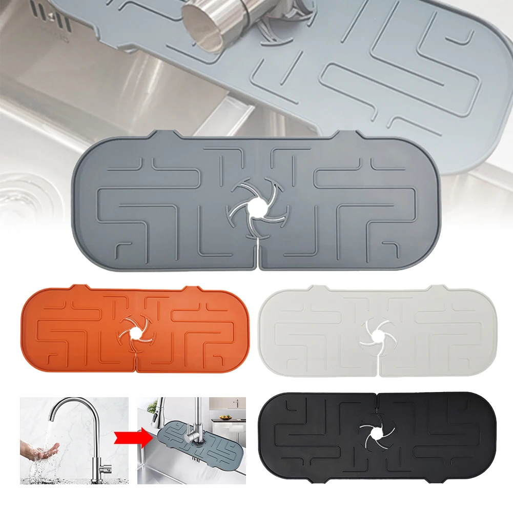 Sink Splash Guard for Kitchen Faucet Absorbent Mat Silicone Faucet Splash Catcher Countertop Protector Mat for Kitchen Gadgets
Sink Splash Guard for Kitchen Faucet Absorbent Mat Silicone Faucet Splash Catcher Countertop Protector Mat for Kitchen Gadgets