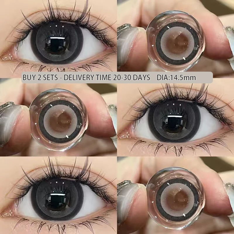 YIMEIXI 2Pcs Nature Colored Contact Lenses Change the Color Brown Pupils Large Diameter 14.5mm Makeup Lens Free Shipping
YIMEIXI 2Pcs Nature Colored Contact Lenses Change the Color Brown Pupils Large Diameter 14.5mm Makeup Lens Free Shipping