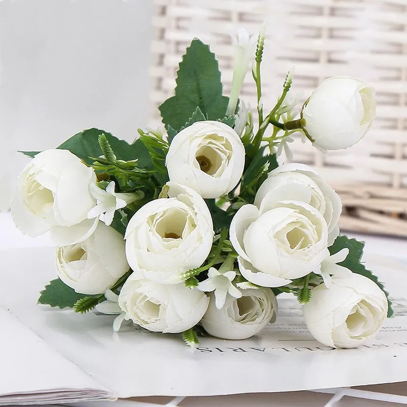 Artificial Flowers Peony Silk Bouquets Home Decorations Wedding Accessories Scrapbook Fake Plants DIY Party Artificial Roses
Artificial Flowers Peony Silk Bouquets Home Decorations Wedding Accessories Scrapbook Fake Plants DIY Party Artificial Roses