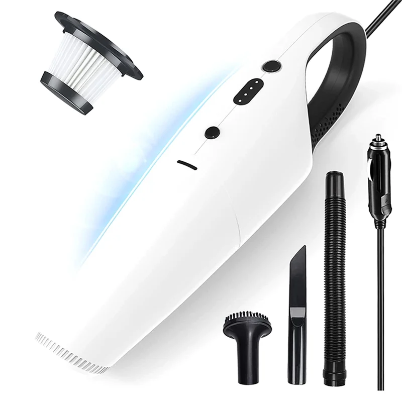 Car Vacuum Cleaner, Handheld 8000Pa Wet and Dry Strong Suction Car Vac, Lightweight Portable Vacuum Cleaner for Car
Car Vacuum Cleaner, Handheld 8000Pa Wet and Dry Strong Suction Car Vac, Lightweight Portable Vacuum Cleaner for Car