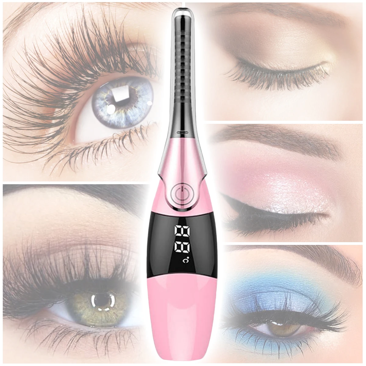 Eyelash Curler USB Eyelash Curler Temperature Adjustable Electric Lash Curler Eyelash Extension Curling Beauty Makeup Tool
Eyelash Curler USB Eyelash Curler Temperature Adjustable Electric Lash Curler Eyelash Extension Curling Beauty Makeup Tool