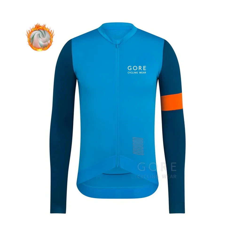 GORE Cycling Wear Thermal Fleece Jacket Winter Bicycle Clothes Maillot Men Warm Wool Long Sleeve Shirt Mountain Bike Jersey Coat
GORE Cycling Wear Thermal Fleece Jacket Winter Bicycle Clothes Maillot Men Warm Wool Long Sleeve Shirt Mountain Bike Jersey Coat