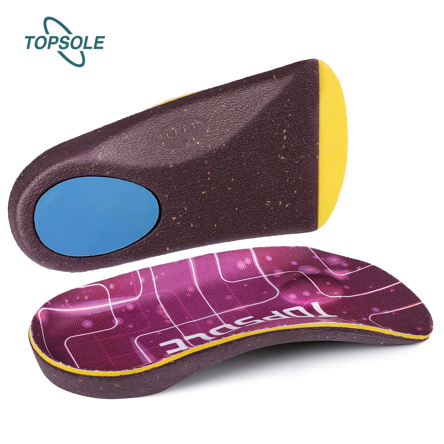 TOPSOLE Half Arch Support Orthopedic Insoles For Plantar Fasciitis Flat Foot 3/4 Length Insole Feet Care Health Orthotics Insert
TOPSOLE Half Arch Support Orthopedic Insoles For Plantar Fasciitis Flat Foot 3/4 Length Insole Feet Care Health Orthotics Insert