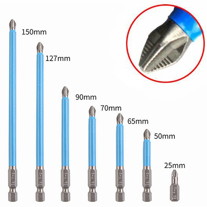 Non-Slip Cross Screwdriver Bit Drill Hex Shank Magnetic PH2 Electric ScrewdriverBatch Head Wind Impact Driver Bit Set Power Tool
Non-Slip Cross Screwdriver Bit Drill Hex Shank Magnetic PH2 Electric ScrewdriverBatch Head Wind Impact Driver Bit Set Power Tool