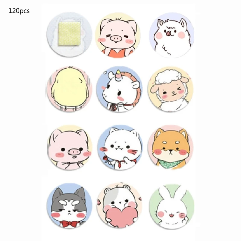 120 Pieces Cartoon First Aids Waterproof Round First Aids Bandages Kid Bandages Breathable Safe Skin-friendly
120 Pieces Cartoon First Aids Waterproof Round First Aids Bandages Kid Bandages Breathable Safe Skin-friendly