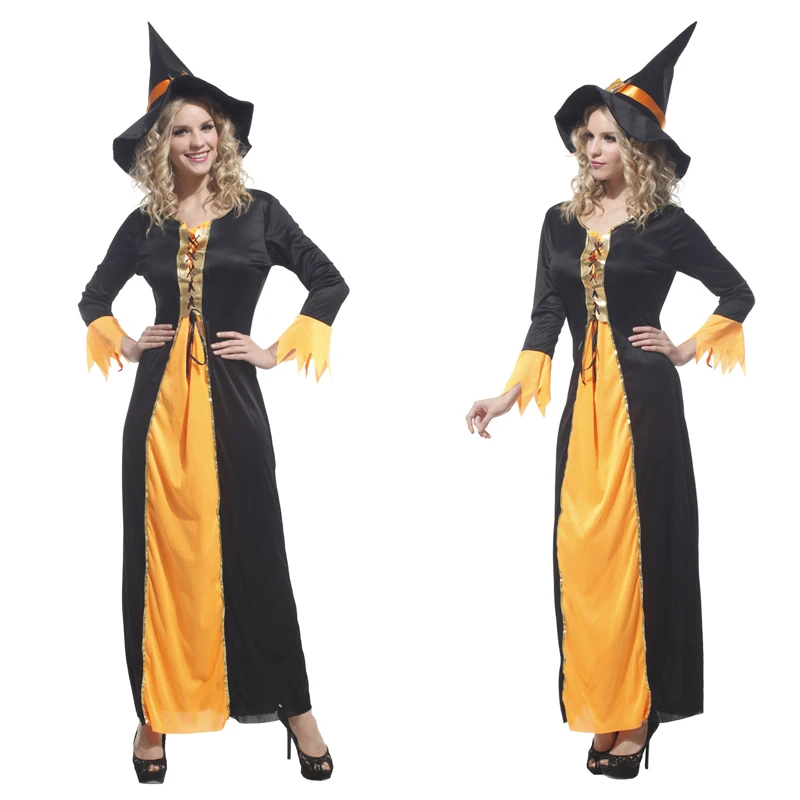 Halloween Women Black Purple Witch Dress Sorceress Cosplay Adult Party Dress Sets
Halloween Women Black Purple Witch Dress Sorceress Cosplay Adult Party Dress Sets