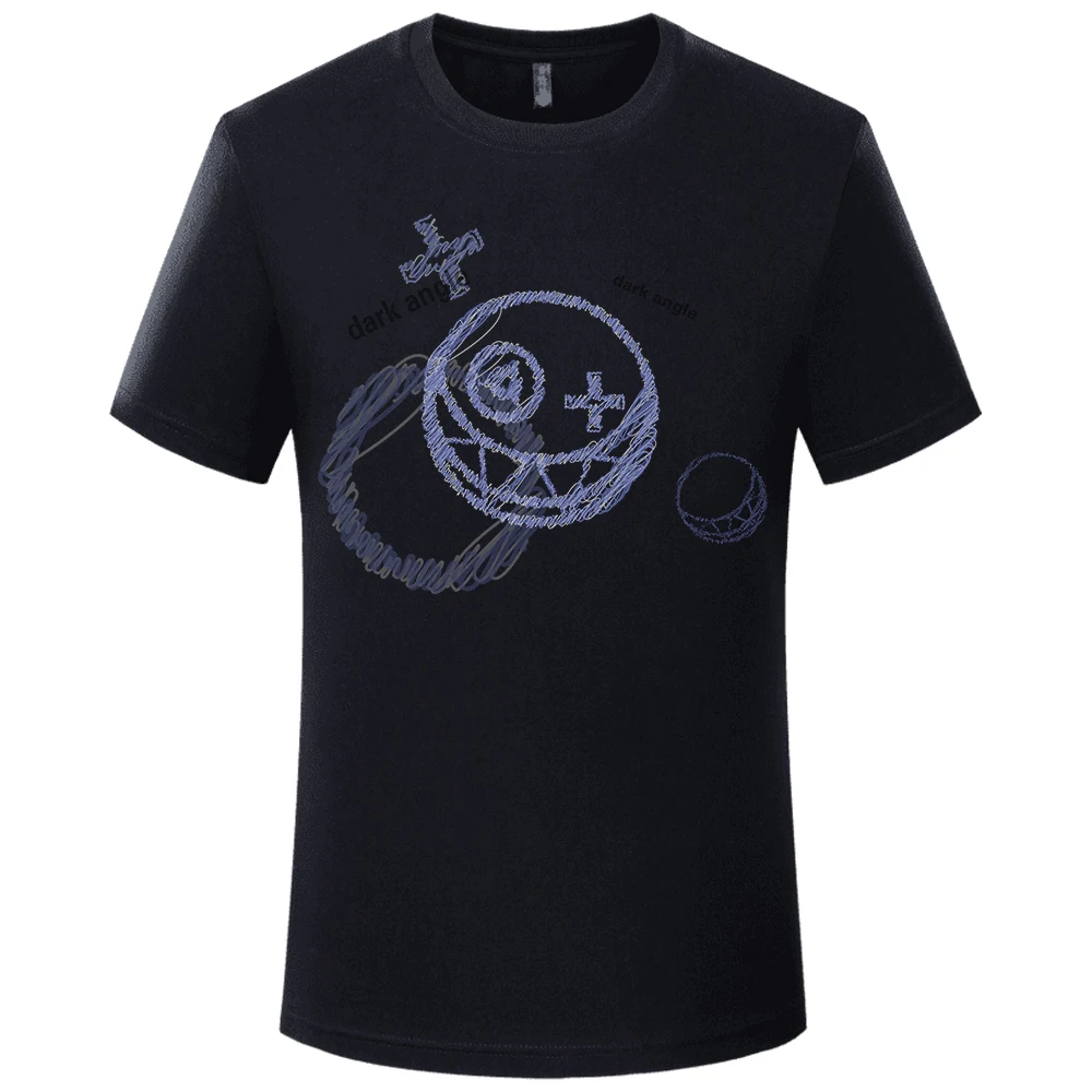 Dark Angle Graffiti Mens T Shirts Casual Short Sleeve 2023 Summer Top Tees Fashion Clothes Printed Cotton TShirts for Men
Dark Angle Graffiti Mens T Shirts Casual Short Sleeve 2023 Summer Top Tees Fashion Clothes Printed Cotton TShirts for Men