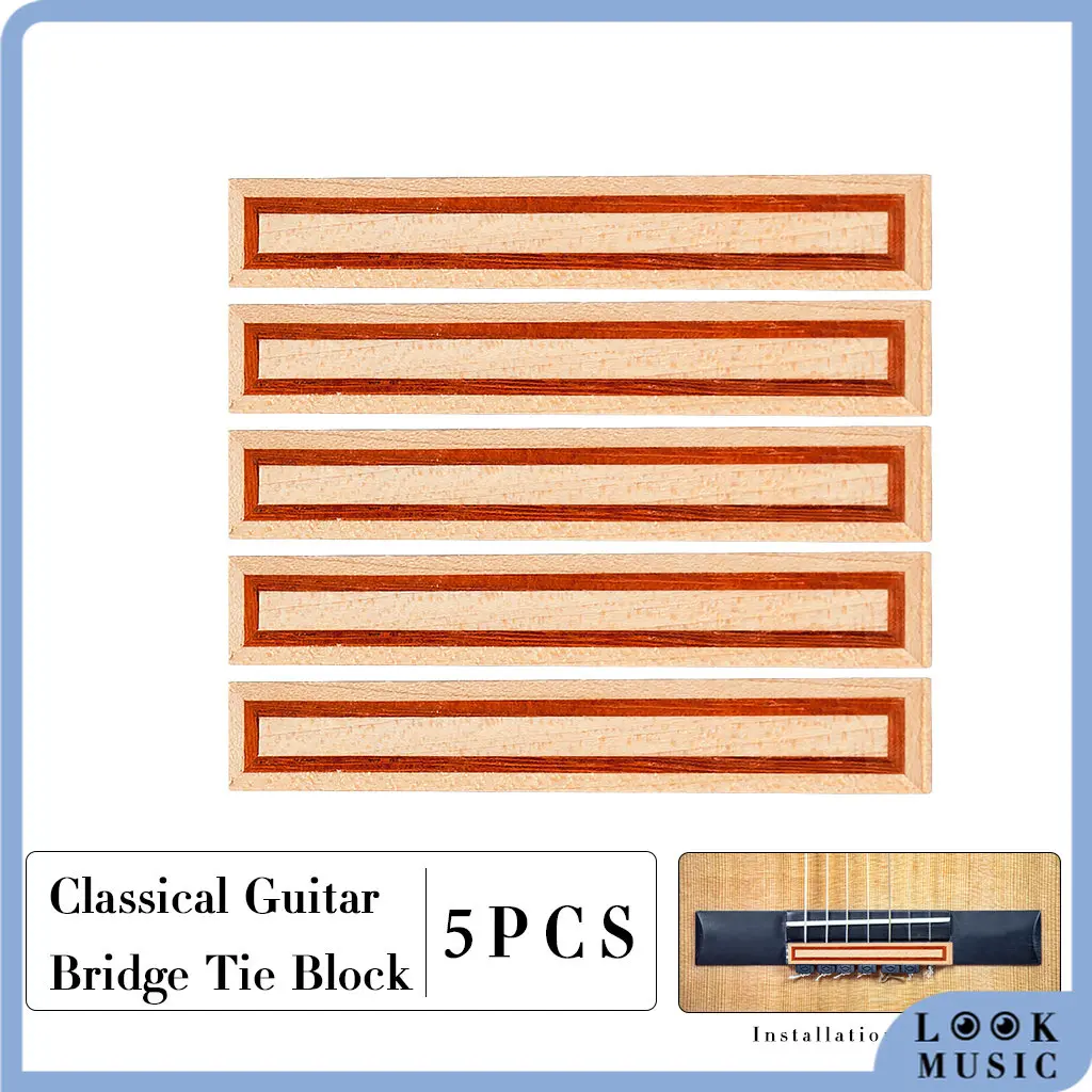 LOOK Classical Guitar String Ties Block Guitar Bridge Inlay Rosewood DIY Guitar Guitarra Luthier Wood Easy To Install 5pcs/set
LOOK Classical Guitar String Ties Block Guitar Bridge Inlay Rosewood DIY Guitar Guitarra Luthier Wood Easy To Install 5pcs/set