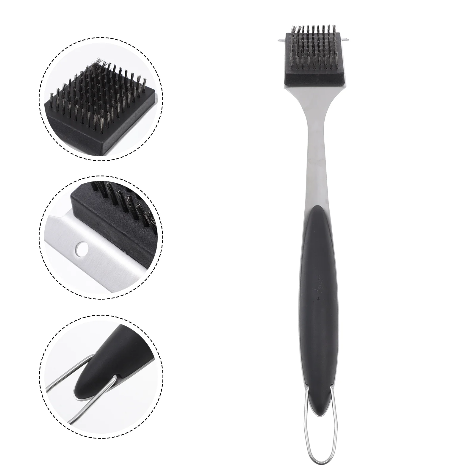 Bbq Grill Brush Scraper Stainless Steel Cleaner Wire Cleaning Tools Basting Wood Sauce Barbecue Accessories Supply
Bbq Grill Brush Scraper Stainless Steel Cleaner Wire Cleaning Tools Basting Wood Sauce Barbecue Accessories Supply