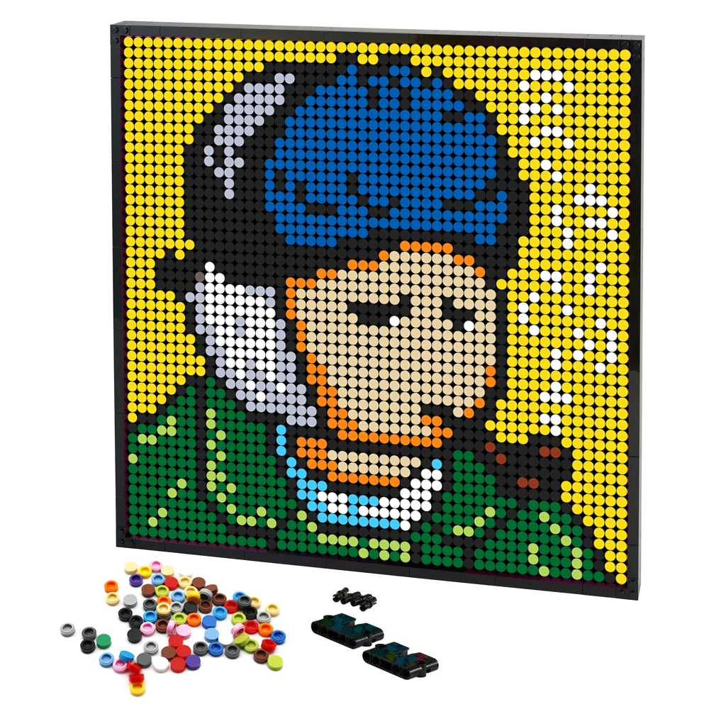 2400+PCS Pixel Art Vincent Van Gogh Self-portrait Jigsaw Mosaic Pop DIY World Famous Painting By Building Blocks Toy Gift Ideas
2400+PCS Pixel Art Vincent Van Gogh Self-portrait Jigsaw Mosaic Pop DIY World Famous Painting By Building Blocks Toy Gift Ideas