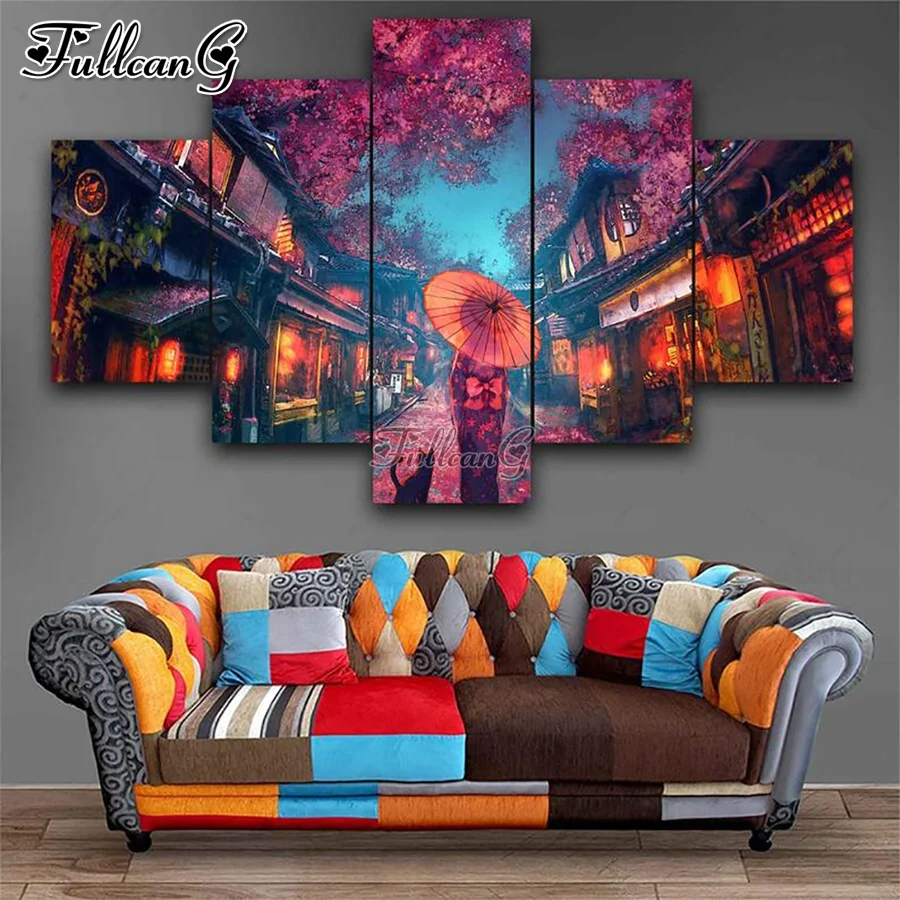 FULLCANG mosaic Japanese Anime Styles Kimono Girl 5 piece diamond painting picture full rhinestone embroidery home decor FG1074
FULLCANG mosaic Japanese Anime Styles Kimono Girl 5 piece diamond painting picture full rhinestone embroidery home decor FG1074