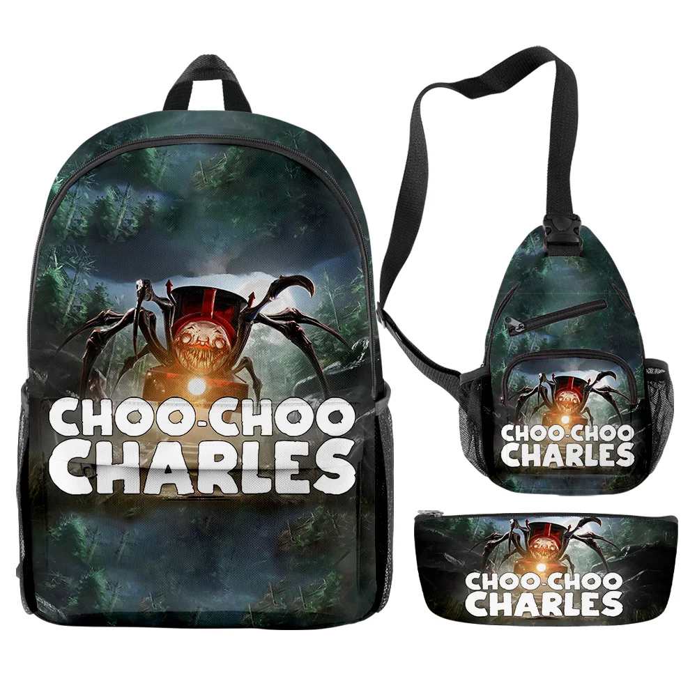 Harajuku Novelty Choo-Choo Charles 3pcs/Set Backpack 3D Print Bookbag Travel Laptop Daypack Backpacks Chest Bags Pencil Case
Harajuku Novelty Choo-Choo Charles 3pcs/Set Backpack 3D Print Bookbag Travel Laptop Daypack Backpacks Chest Bags Pencil Case