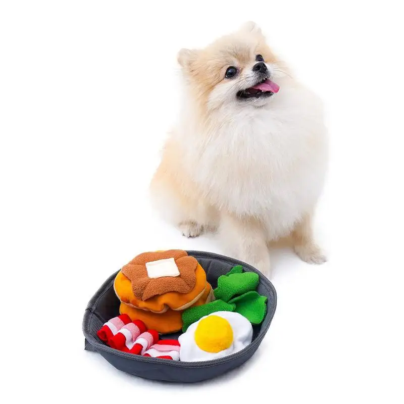 Pet Dog Mat Dog Nosework Pad Simulation Of Bacon Breakfast Feeding Mat For Dogs Washable Pet Sniffing Training Blanket Pet
Pet Dog Mat Dog Nosework Pad Simulation Of Bacon Breakfast Feeding Mat For Dogs Washable Pet Sniffing Training Blanket Pet
