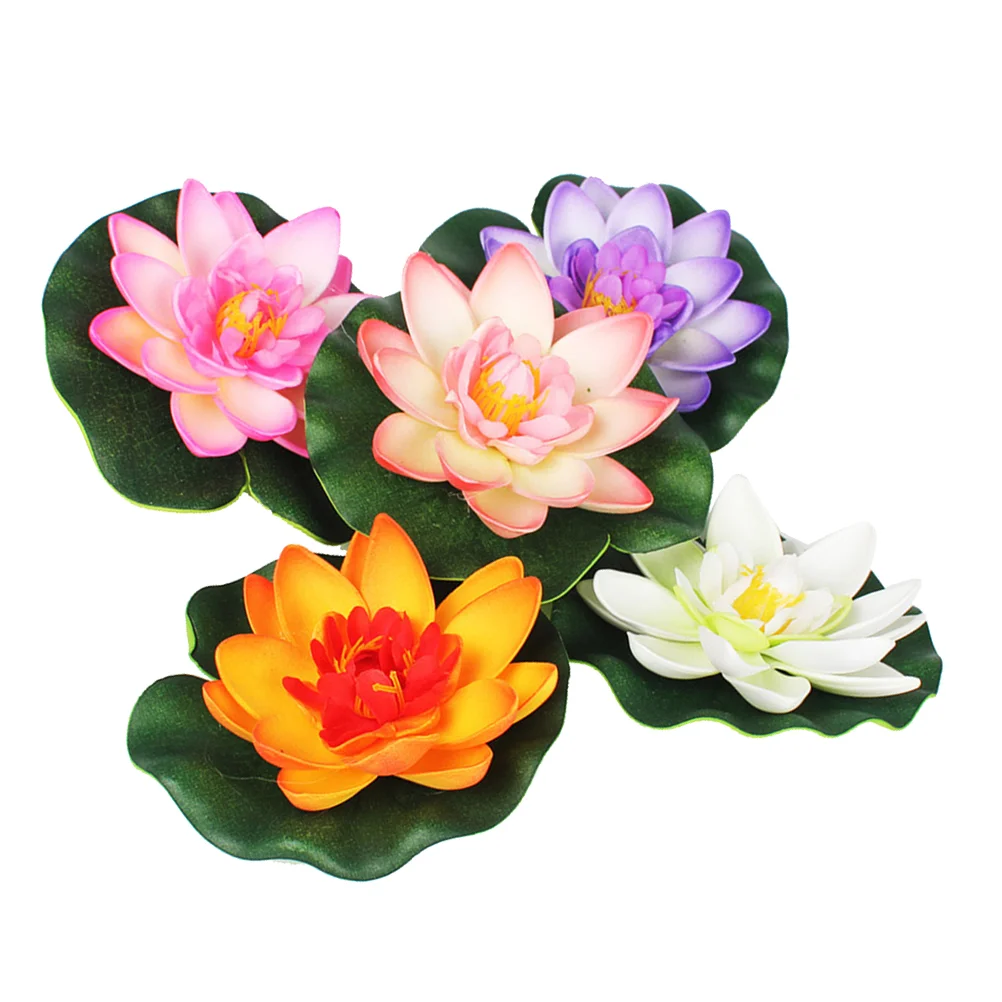 Floating Flower Lotus Lily Water Pond Artificial Fake Leaves Aquarium Wedding Pool Foam Flowers Pads Decor Realistic Supplies
Floating Flower Lotus Lily Water Pond Artificial Fake Leaves Aquarium Wedding Pool Foam Flowers Pads Decor Realistic Supplies