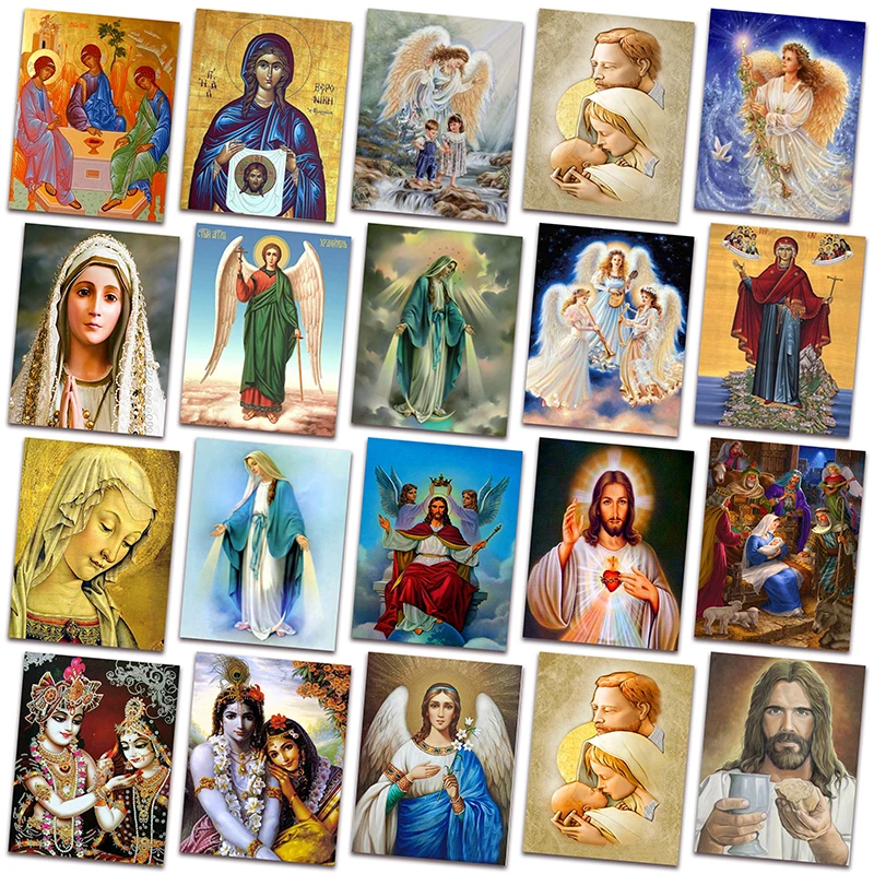 New 5D Diamond painting embroidery Religion Angel DIY Full Diamond mosaic cross stitch Virgin Mary Jesus picture Home decor X016
New 5D Diamond painting embroidery Religion Angel DIY Full Diamond mosaic cross stitch Virgin Mary Jesus picture Home decor X016