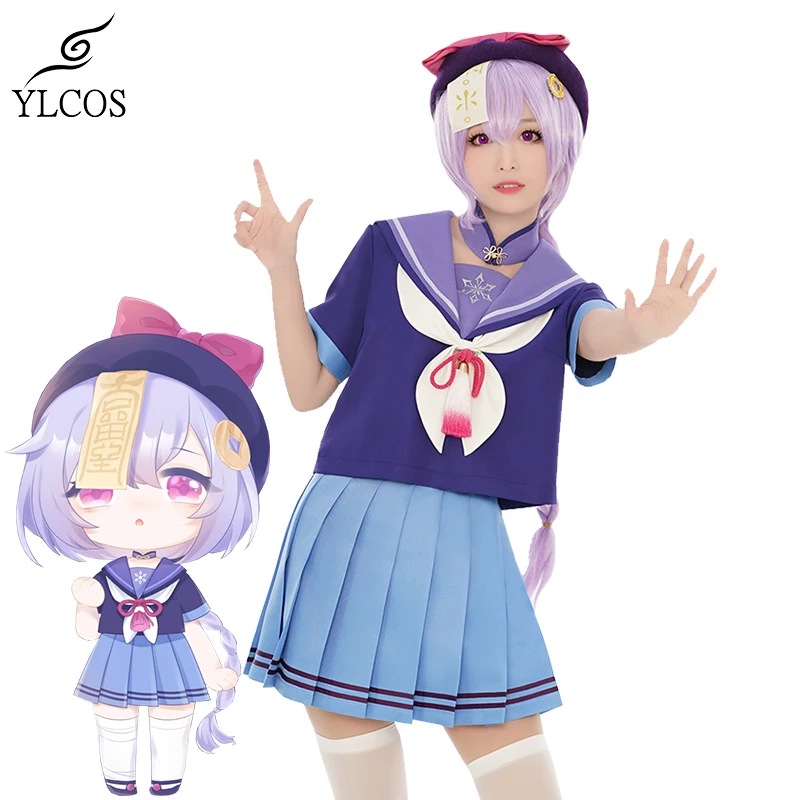 Game Genshin Impact Costume Qiqi Cosplay JK Halloween Party Cute School Uniform For Women Girls Suit
Game Genshin Impact Costume Qiqi Cosplay JK Halloween Party Cute School Uniform For Women Girls Suit
