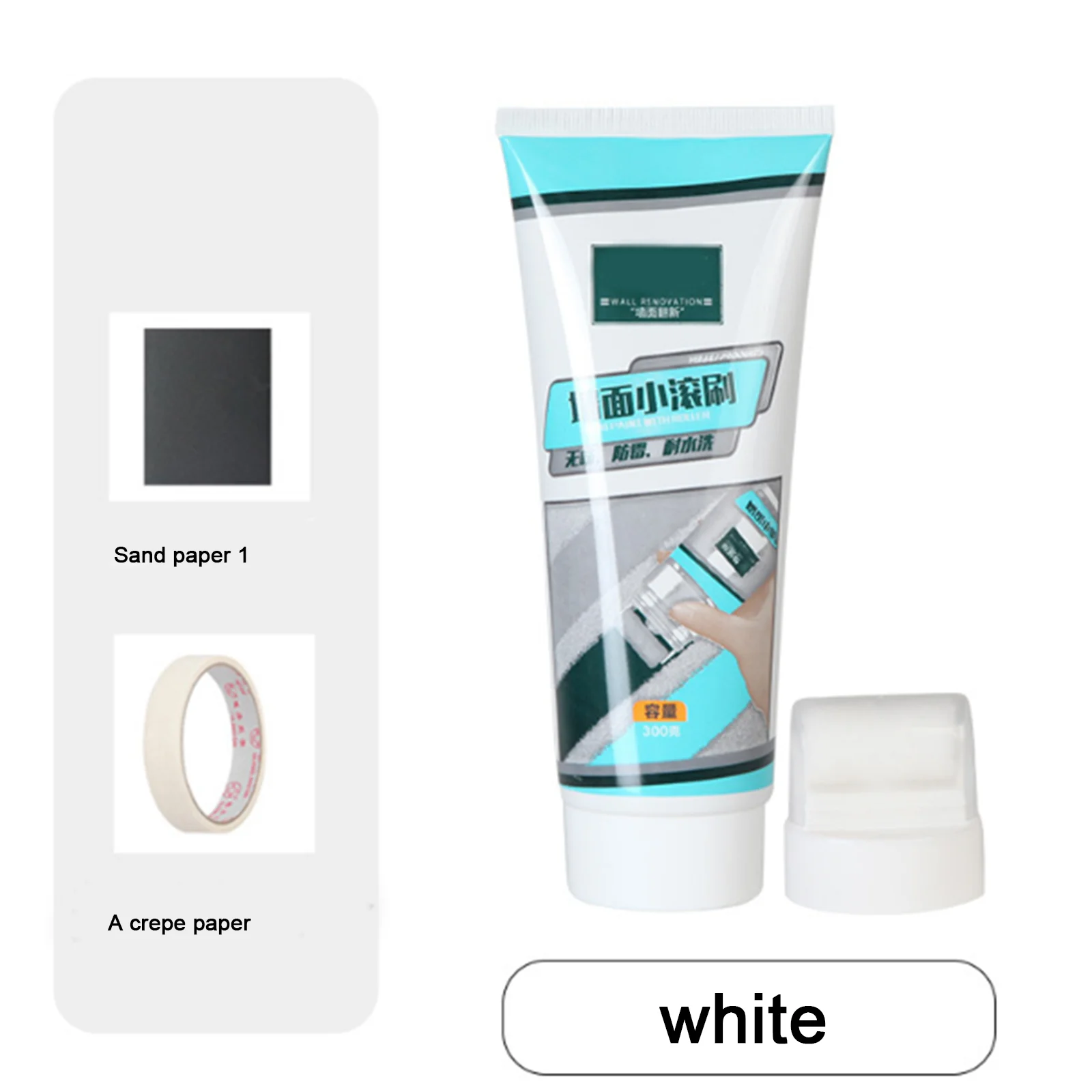 DIY Wall Paint Wall Repair Paint Strong Dirt Graffiti Cover Paint Supplies Small Roller Brush Graffiti Cover Wall Renovation
DIY Wall Paint Wall Repair Paint Strong Dirt Graffiti Cover Paint Supplies Small Roller Brush Graffiti Cover Wall Renovation