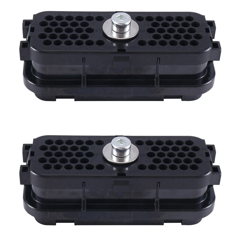 2X 54Pin Black Waterproof Wiring Connector For E312C E312D E320C E320D Carter Excavator Computer Version Plug 153-2620
2X 54Pin Black Waterproof Wiring Connector For E312C E312D E320C E320D Carter Excavator Computer Version Plug 153-2620