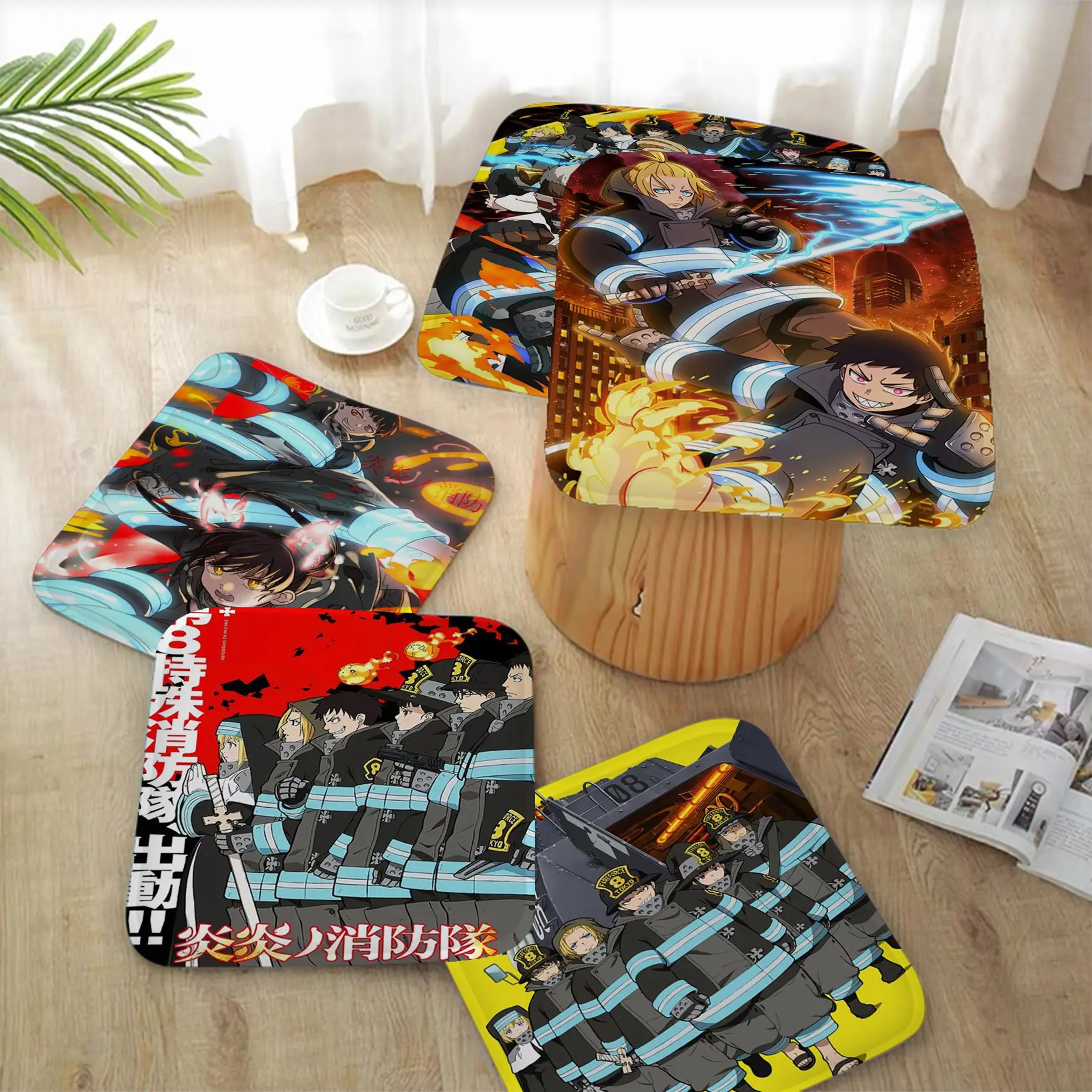 Anime Fire Force Simplicity Multi-Color Fabric Cushion Non-slip Living Room Sofa Decor Students Stool Office Outdoor Cushions
Anime Fire Force Simplicity Multi-Color Fabric Cushion Non-slip Living Room Sofa Decor Students Stool Office Outdoor Cushions