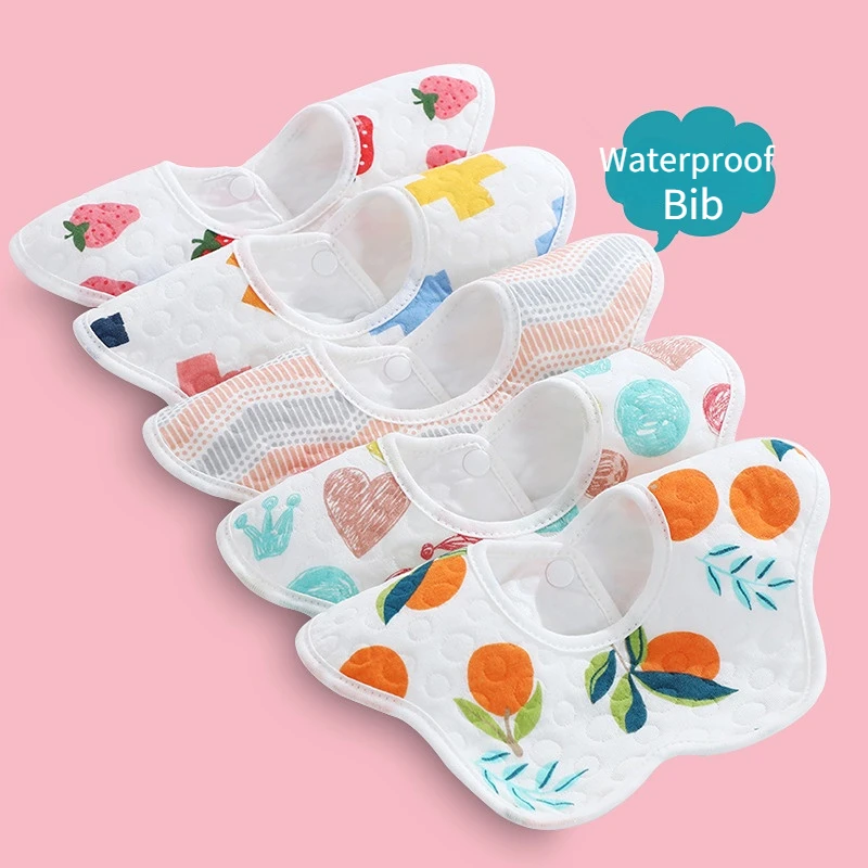 Baby Feeding Waterproof Bib Pure Cotton Yarn Cloth Cotton Children Petal Baby Bib Baby 360 Degree Rotating Saliva Towel Bib
Baby Feeding Waterproof Bib Pure Cotton Yarn Cloth Cotton Children Petal Baby Bib Baby 360 Degree Rotating Saliva Towel Bib