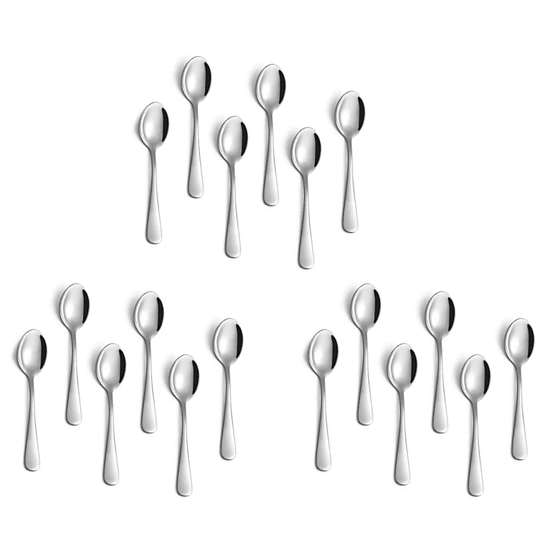 18 Pieces Of Espresso Spoon, 4.7 Inch Stainless Steel Mini Coffee Spoon Dessert Spoon 
18 Pieces Of Espresso Spoon, 4.7 Inch Stainless Steel Mini Coffee Spoon Dessert Spoon