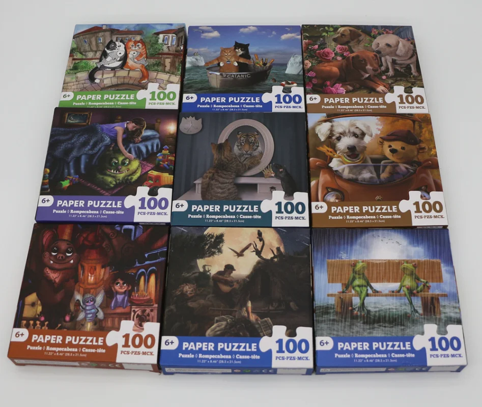 100 штук головоломка для сборки картины Собаки Животные головоломки для декомпрессии игрушка для взрослых детей образовательные подарки
100 штук головоломка для сборки картины Собаки Животные головоломки для декомпрессии игрушка для взрослых детей образовательные подарки