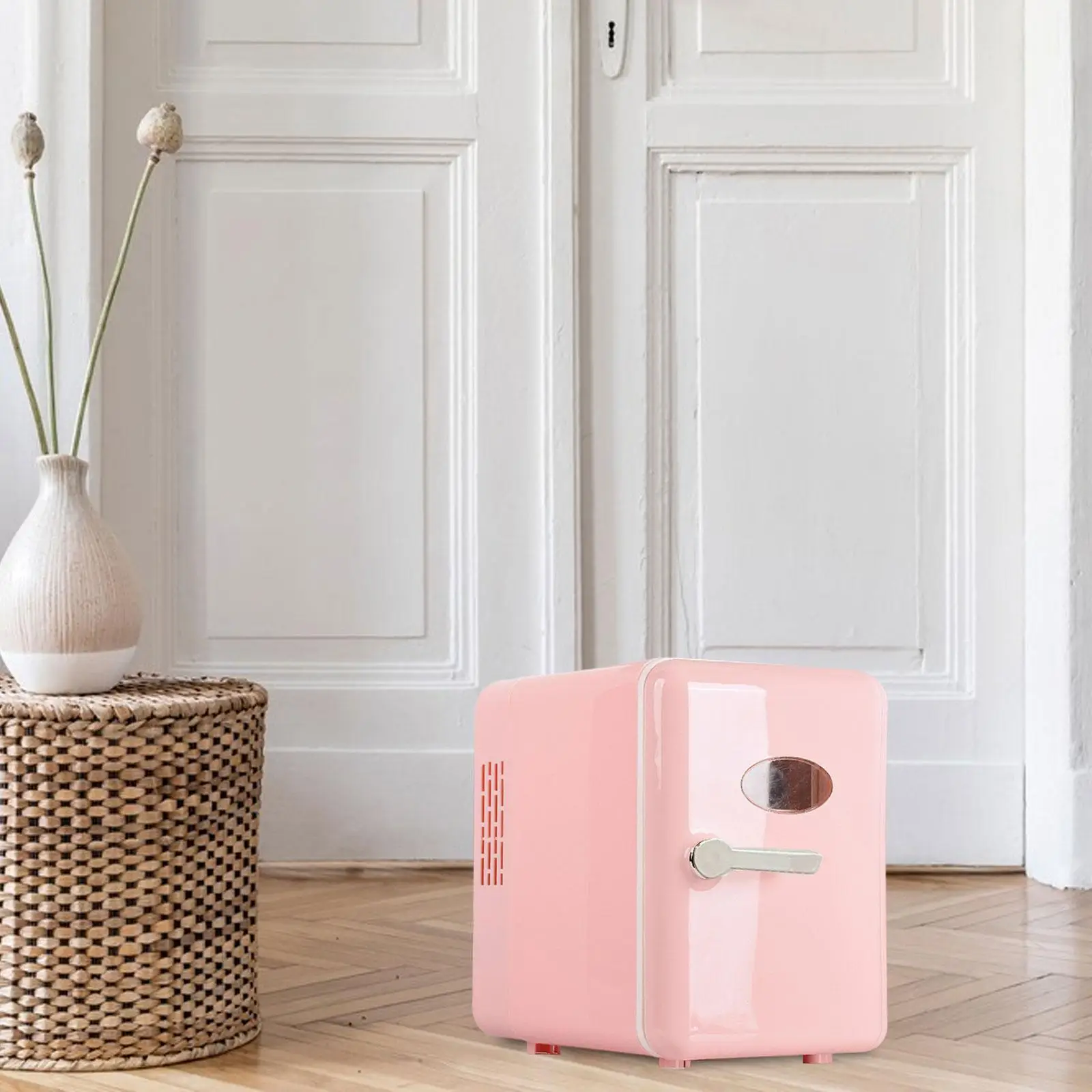 Electric Mini Cooler 6 Liters Compact Fridge DC 12V and UK 220V Pink Small
Electric Mini Cooler 6 Liters Compact Fridge DC 12V and UK 220V Pink Small