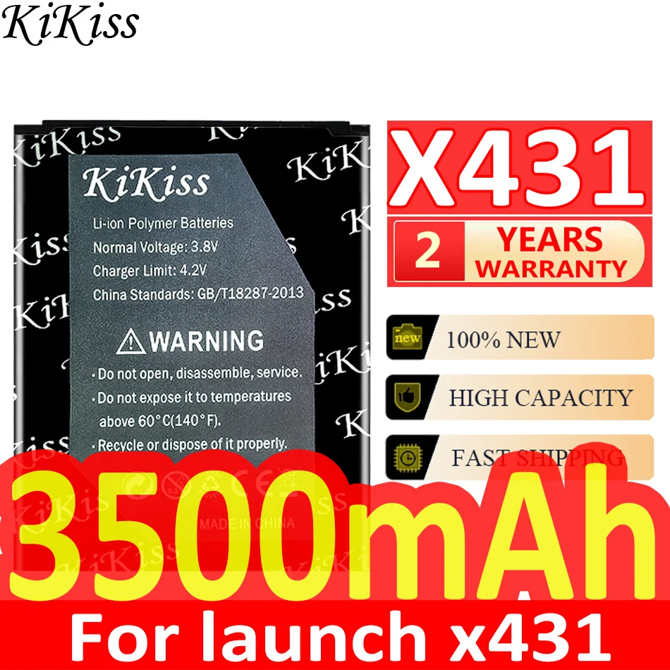 3500mAh KiKiss Powerful Battery for Launch X431
3500mAh KiKiss Powerful Battery for Launch X431