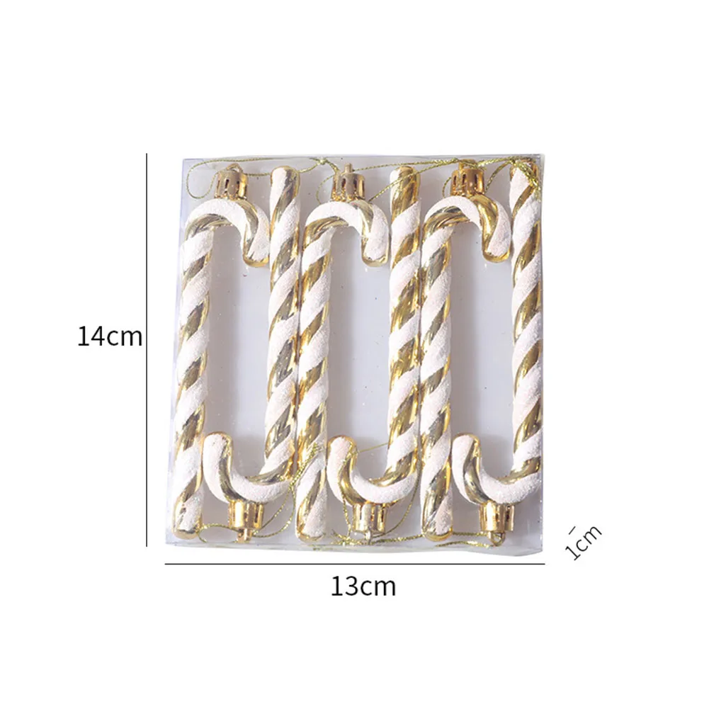 6 Pcs Christmas Decorations 2023 Painted Crutch Xmas Tree Hanging Pendant Gift For Children Home Outdoor Ornaments Plastic
6 Pcs Christmas Decorations 2023 Painted Crutch Xmas Tree Hanging Pendant Gift For Children Home Outdoor Ornaments Plastic