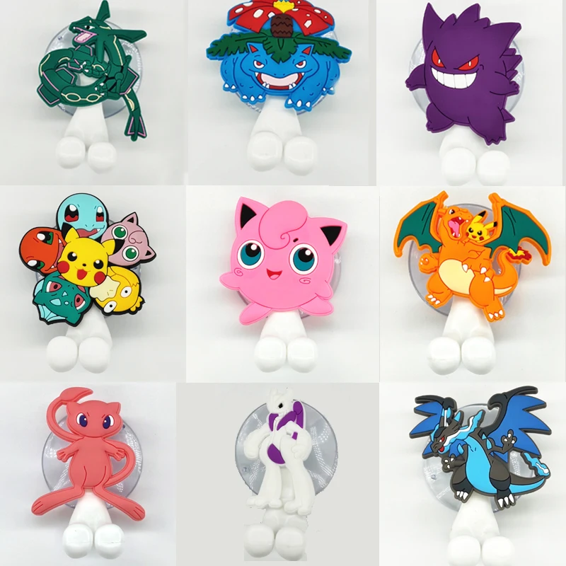 Kawaii Pokemon Toothbrush Holders Pikachu Cartoon Action Figure Wall Hook Adhesive Hangers Bathroom Kitchen Toys for Children
Kawaii Pokemon Toothbrush Holders Pikachu Cartoon Action Figure Wall Hook Adhesive Hangers Bathroom Kitchen Toys for Children