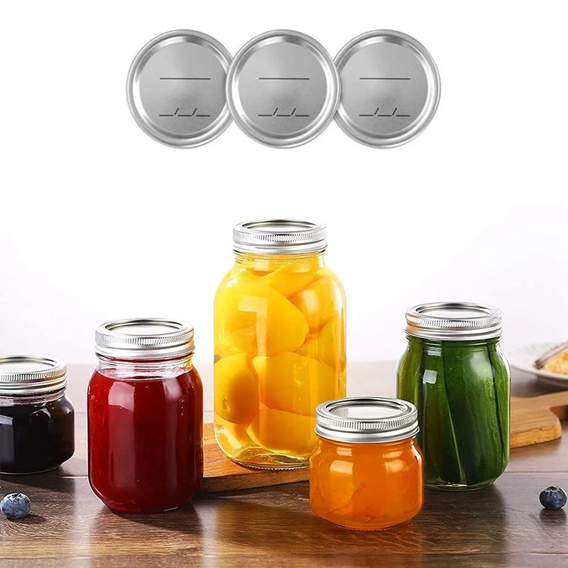 100PCS Wide Mouth Regular Canning Lids For Ball Kerr Jar-Split-Type Metal Mason Jar Lids For Canning
100PCS Wide Mouth Regular Canning Lids For Ball Kerr Jar-Split-Type Metal Mason Jar Lids For Canning
