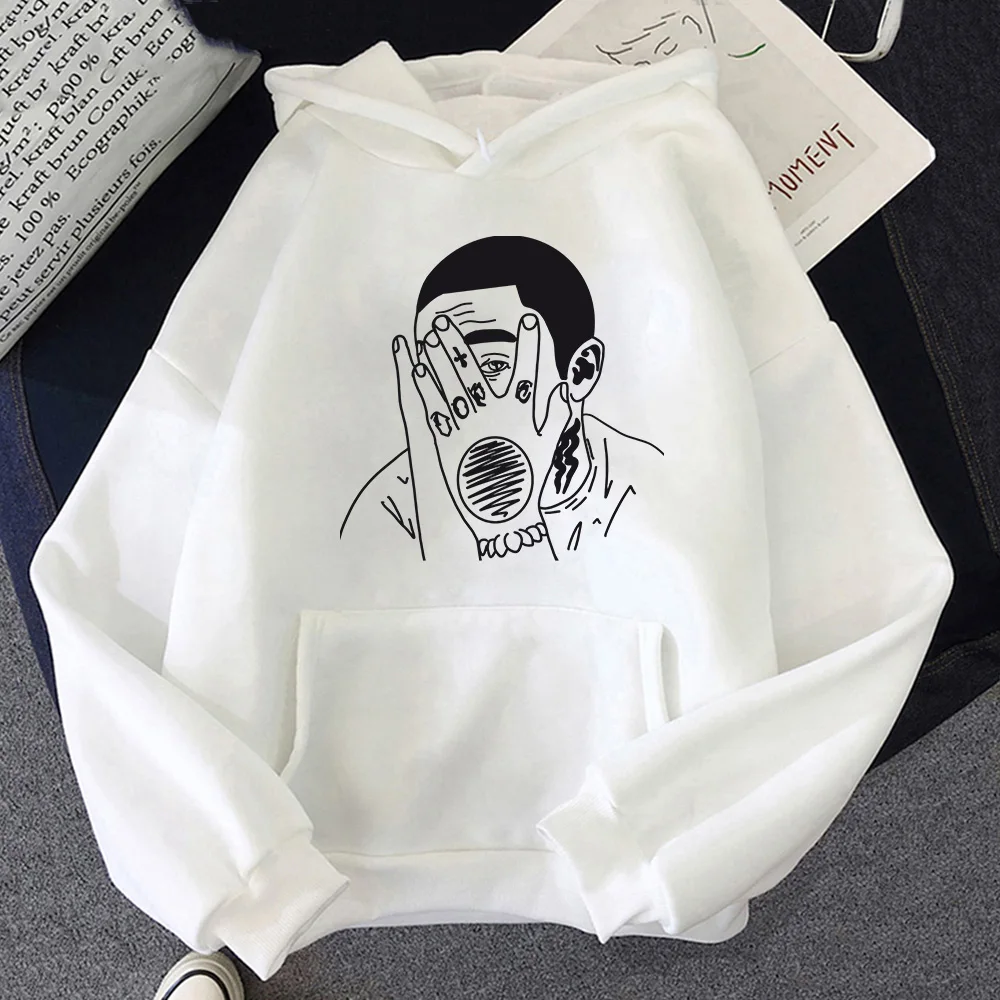 

Macc Miller Harajuku Graphic Hoodies for Male Female 90s Ullzang Funny Sweatshirts Autumn/Winter Long Sleeve Cartoon Gothic Coat