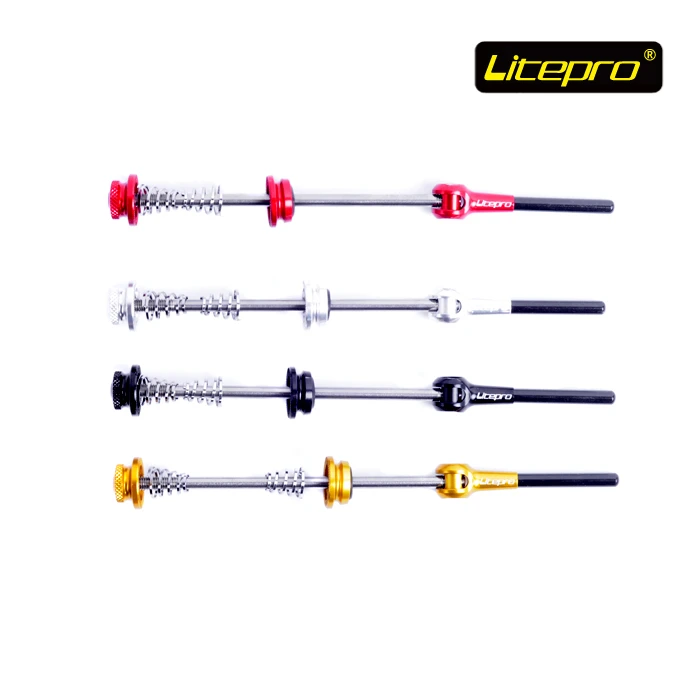 Litepro Titanium Alloy Carbon Hub Quick release Front Rear Gold Silver Red Black For Folding Bike MTB Mountain Bicycle
Litepro Titanium Alloy Carbon Hub Quick release Front Rear Gold Silver Red Black For Folding Bike MTB Mountain Bicycle