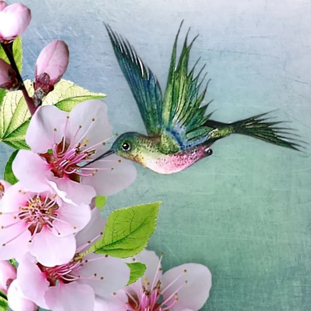 5D DIY Diamond Painting Pink Hummingbird Diamond Embroidery Full Square Pearl Cartoon Cross Stitch Mosaic Home Decor Gift
5D DIY Diamond Painting Pink Hummingbird Diamond Embroidery Full Square Pearl Cartoon Cross Stitch Mosaic Home Decor Gift