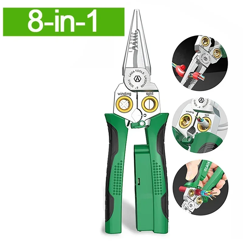 Плоскогубцы 8 в 1 из нержавеющей стали
Плоскогубцы 8 в 1 из нержавеющей стали