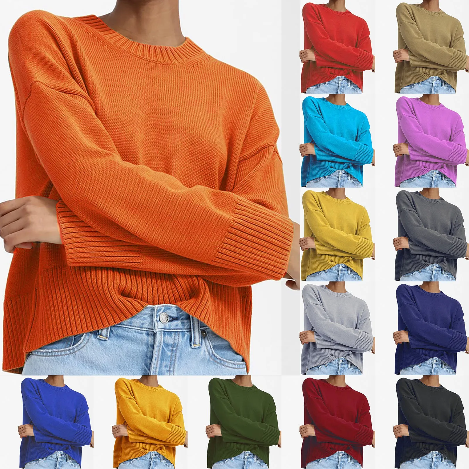 Autumn Winter Women Sweaters And Pullovers Korean Fashion 2022 Sweater Solid Color Round Neck Short Pullover Sweater свитер
Autumn Winter Women Sweaters And Pullovers Korean Fashion 2022 Sweater Solid Color Round Neck Short Pullover Sweater свитер