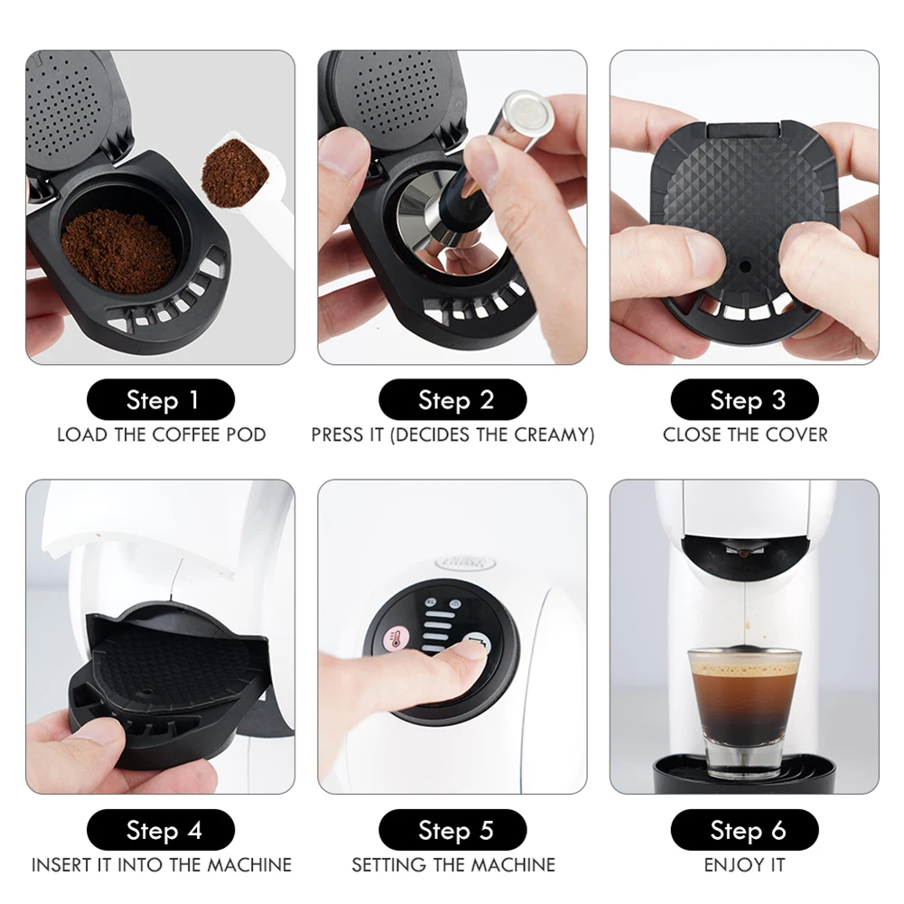 Сменный держатель для Dolce Gusto адаптер для кофейного порошка эспрессо для Genio S принадлежности для кофе аксессуары для кофе
Сменный держатель для Dolce Gusto адаптер для кофейного порошка эспрессо для Genio S принадлежности для кофе аксессуары для кофе