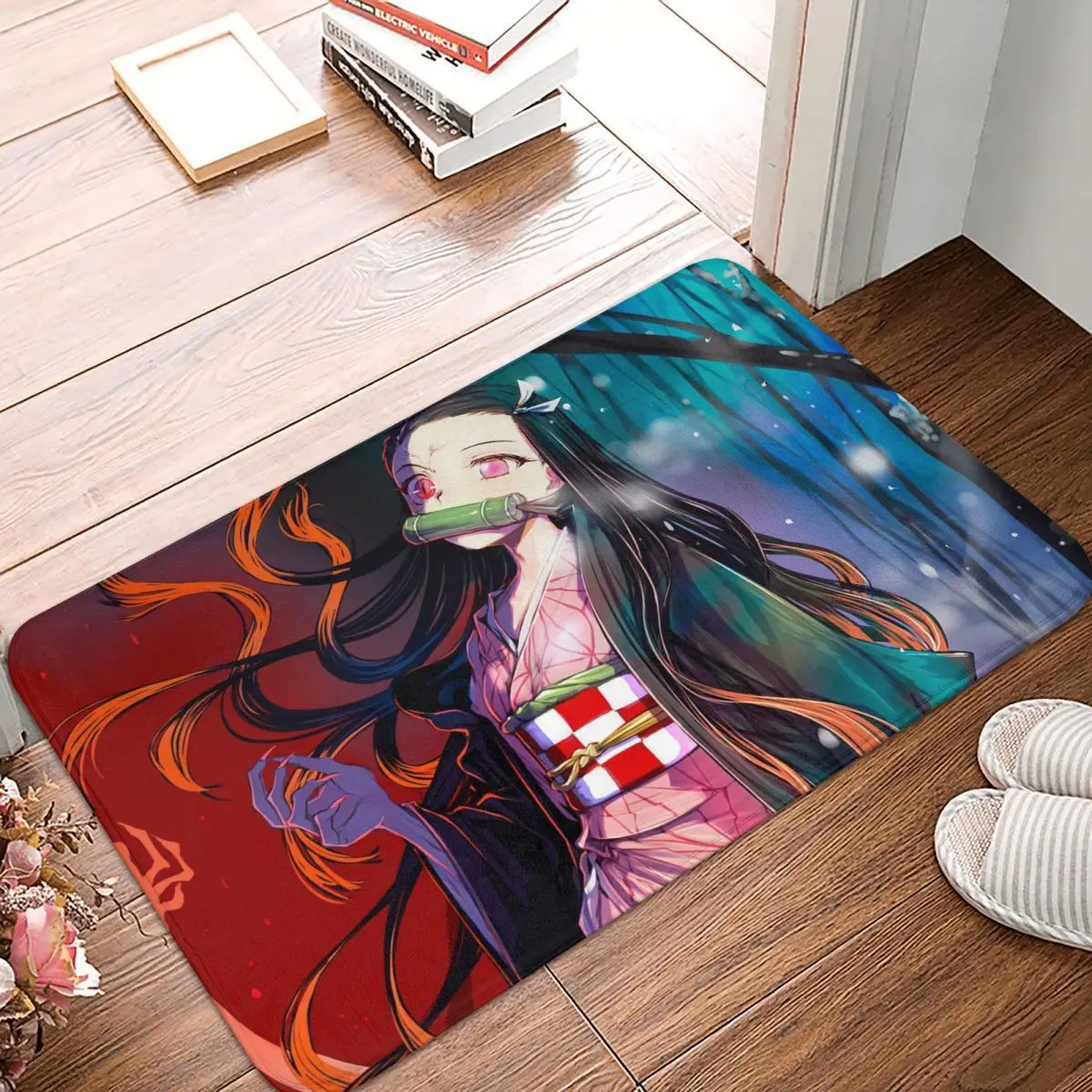 Demon Slayer Kimetsu no Yaiba Anime Bathroom Non-Slip Carpet Nezuko Flannel Mat Welcome Doormat Home Decoration Rug
Demon Slayer Kimetsu no Yaiba Anime Bathroom Non-Slip Carpet Nezuko Flannel Mat Welcome Doormat Home Decoration Rug