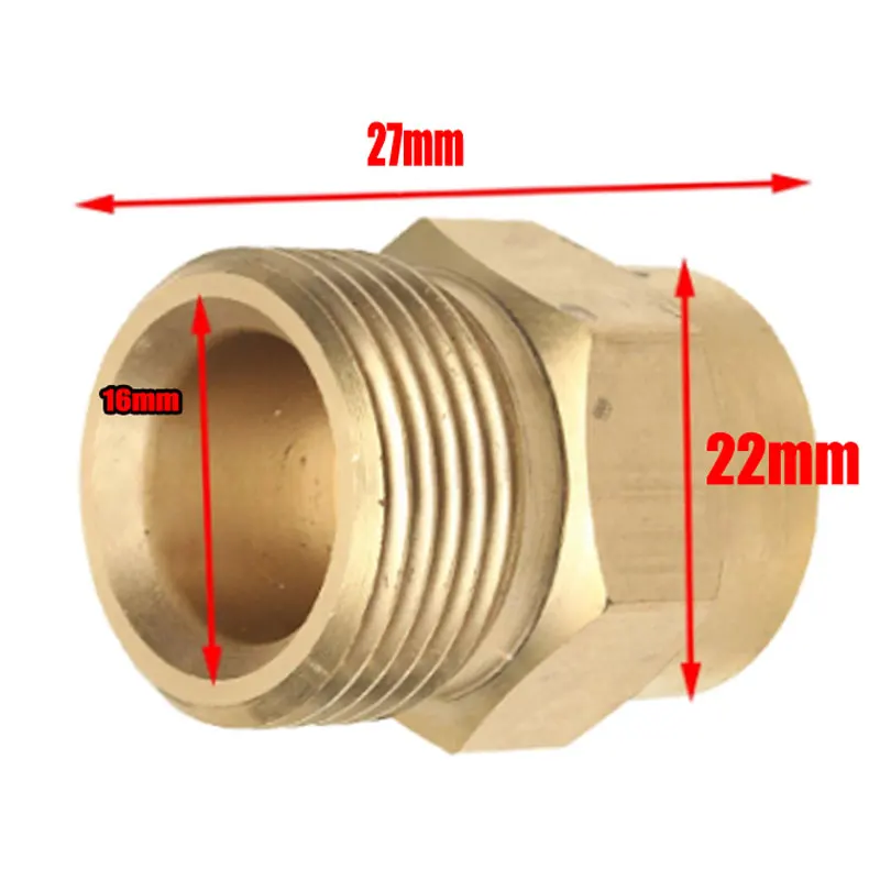 Durable Male Adaptor 1/4\" Female 1pc 22x12x29mm Brass For High Pressure Water Tools Internal And External Thread
Durable Male Adaptor 1/4\" Female 1pc 22x12x29mm Brass For High Pressure Water Tools Internal And External Thread