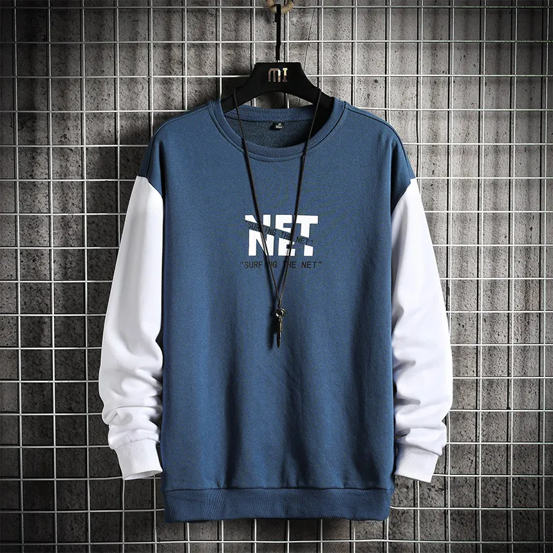 OEIN Autumn Men Casual Hoodie Crewneck Shirt Long Sleeve Sweatshirt Hip Hop Patchwork Streetwear Mens Fall Pullover O-Neck Tops
OEIN Autumn Men Casual Hoodie Crewneck Shirt Long Sleeve Sweatshirt Hip Hop Patchwork Streetwear Mens Fall Pullover O-Neck Tops