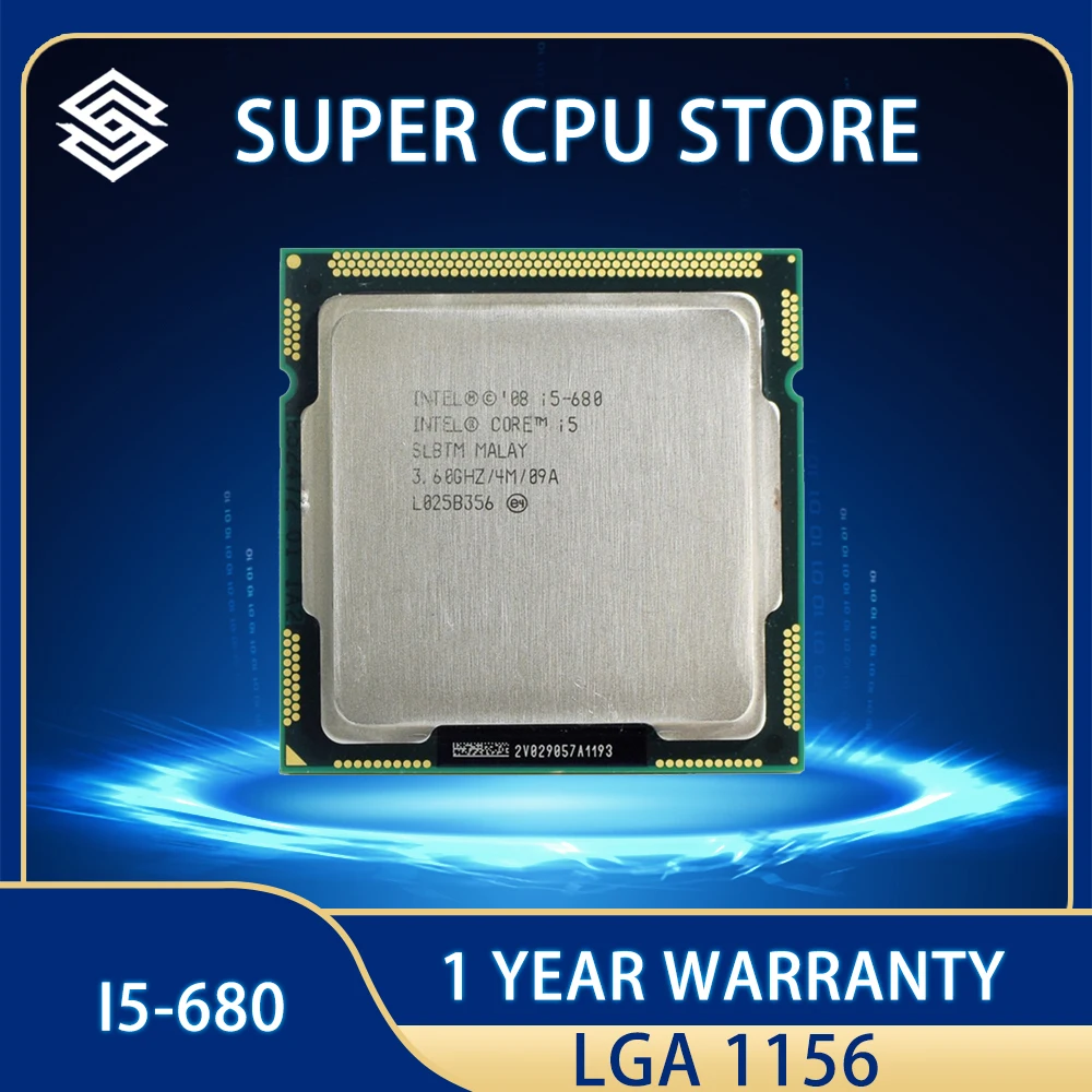 

Двухъядерный процессор Intel Core i5-680 i5 680 3,6 ГГц 4 МБ 73 Вт LGA 1156