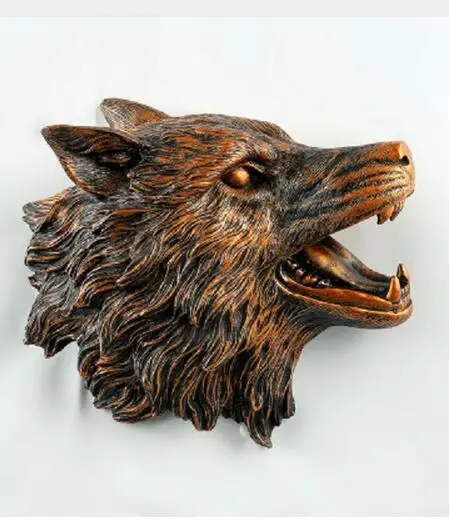 A Creative Wolf Head Wall Decoration Statue Simulation of animals Resin Crafts Living room bedroom wall sticker Retro Home decor
A Creative Wolf Head Wall Decoration Statue Simulation of animals Resin Crafts Living room bedroom wall sticker Retro Home decor
