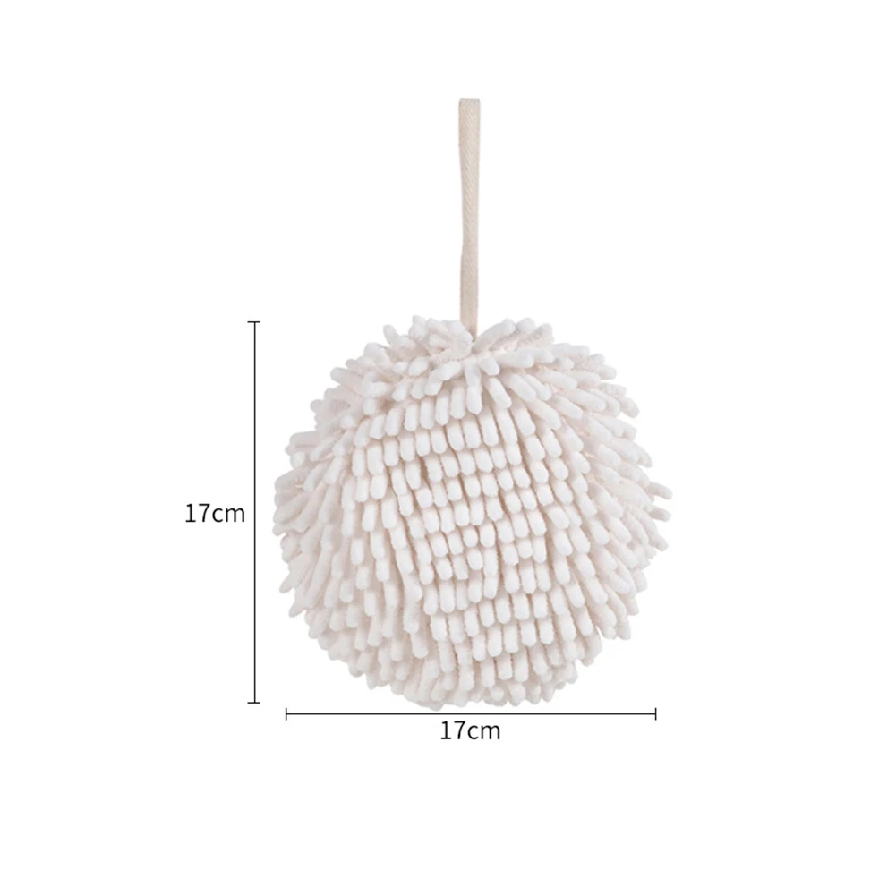 Chenille Hand Towels Kitchen Bathroom Hand Towel Ball With Hanging Loops Absorbent Quick-Drying Microfiber Towels 17x17cm
Chenille Hand Towels Kitchen Bathroom Hand Towel Ball With Hanging Loops Absorbent Quick-Drying Microfiber Towels 17x17cm