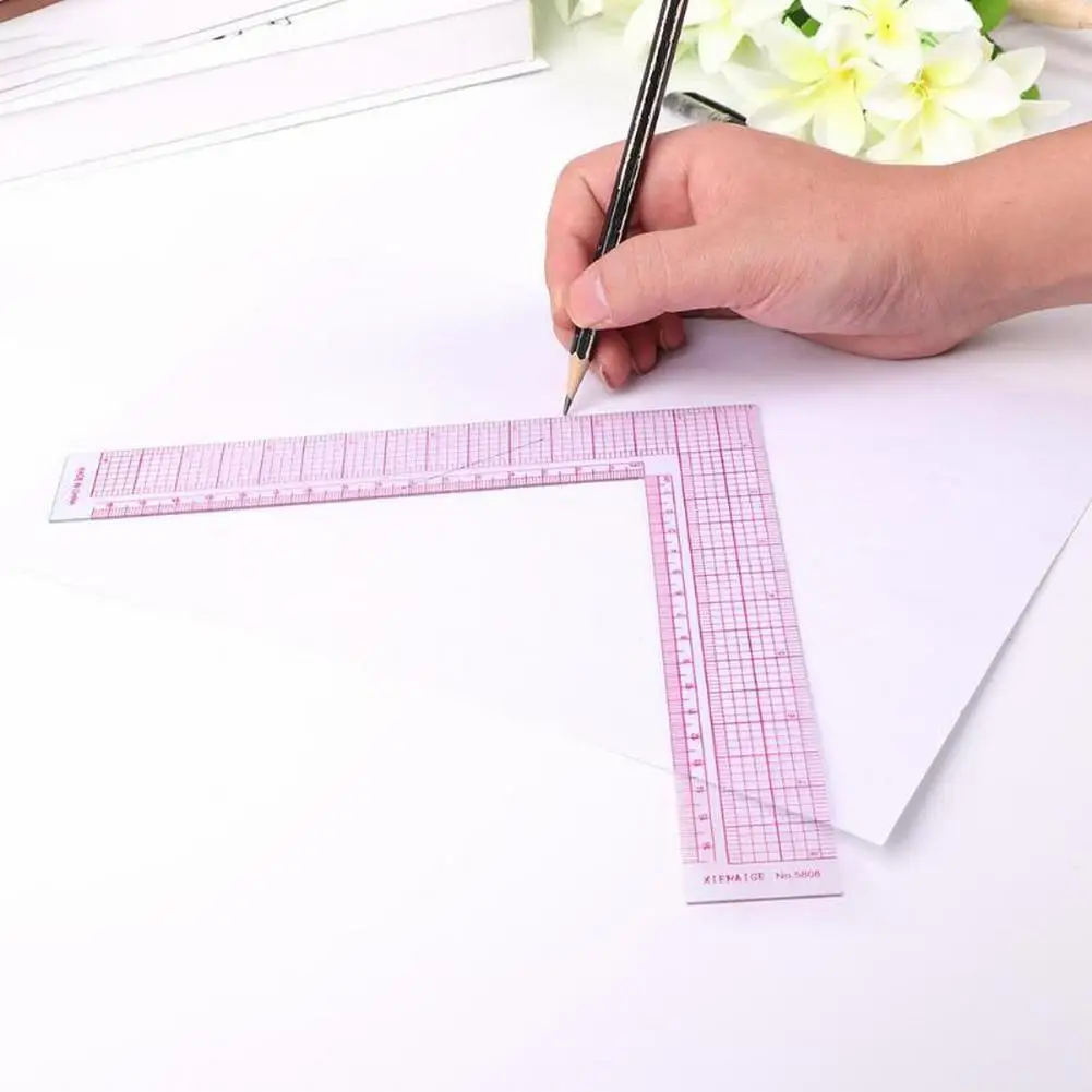 L Shape Quilting Ruler Drawing Supplies Right Angle Patchwork Tool Sewing Accessories Garment Cutting Craft Scale Rulers
L Shape Quilting Ruler Drawing Supplies Right Angle Patchwork Tool Sewing Accessories Garment Cutting Craft Scale Rulers